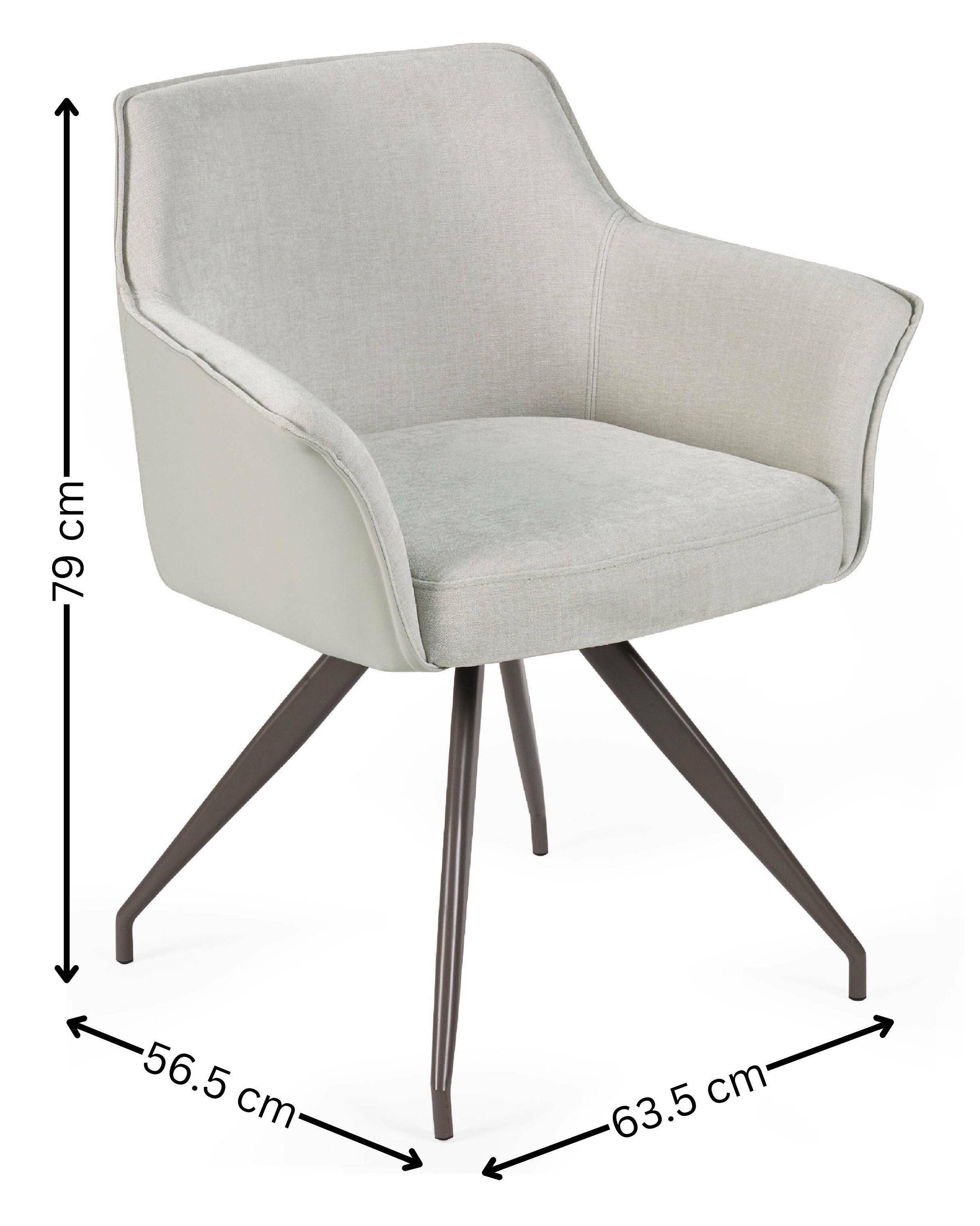 Beauly Ivory Chenille Dining Chair
